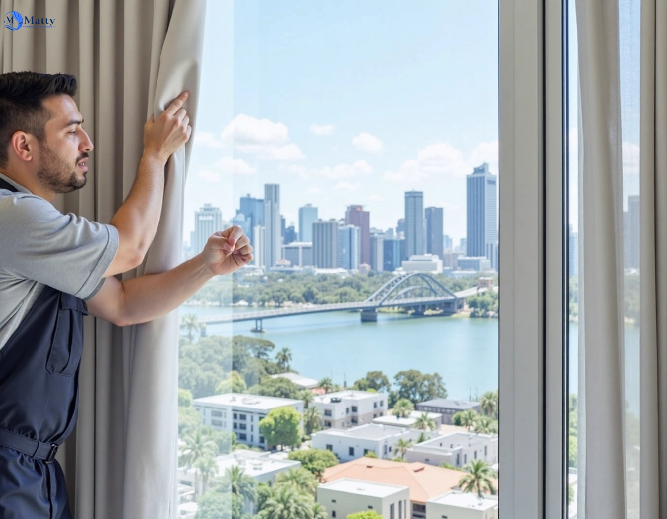 Professional curtain steam cleaning service wombarra-nsw QLD by Matty Curtain Cleaning